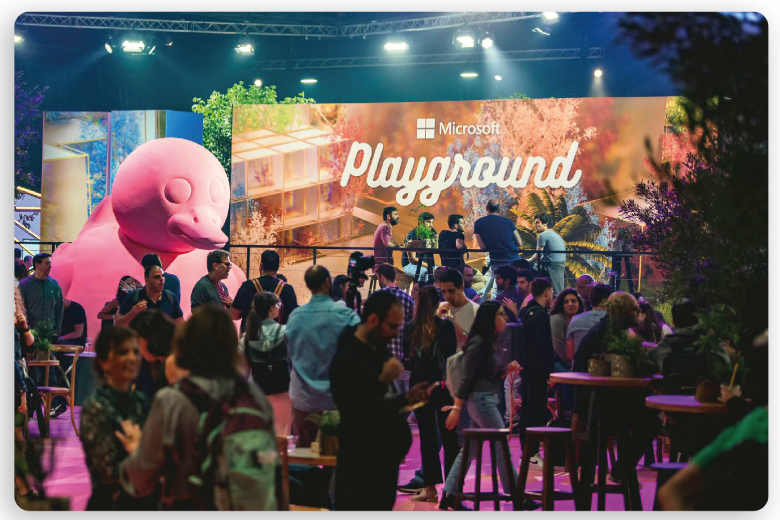 Microsoft playground event